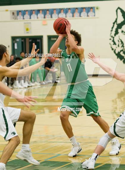 Thumbnail 3 in Mountain Ridge vs St Mary's (Horizon Holiday Hoops Tournament) photogallery.