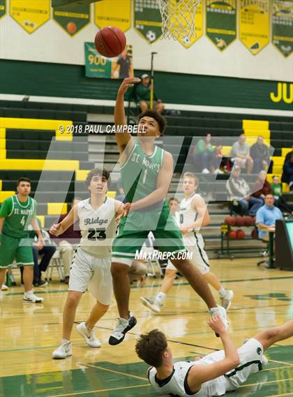 Thumbnail 2 in Mountain Ridge vs St Mary's (Horizon Holiday Hoops Tournament) photogallery.