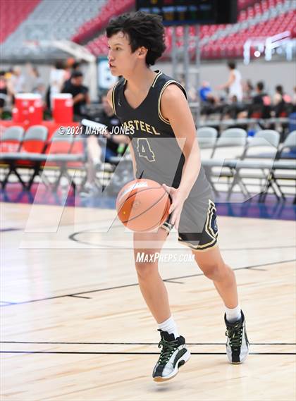 Thumbnail 2 in Estrella Foothills vs. Casteel - Section 7 Basketball Tournament photogallery.