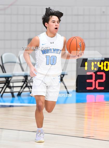 Thumbnail 2 in Estrella Foothills vs. Casteel - Section 7 Basketball Tournament photogallery.