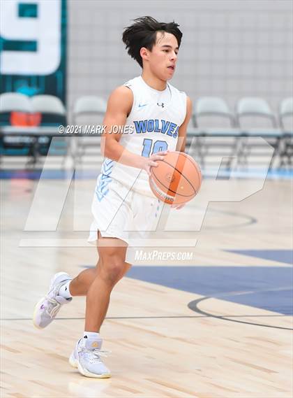 Thumbnail 3 in Estrella Foothills vs. Casteel - Section 7 Basketball Tournament photogallery.