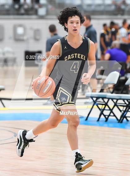 Thumbnail 1 in Estrella Foothills vs. Casteel - Section 7 Basketball Tournament photogallery.