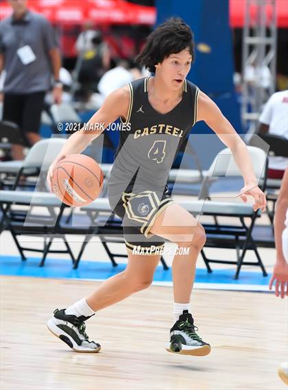 Thumbnail 1 in Estrella Foothills vs. Casteel - Section 7 Basketball Tournament photogallery.