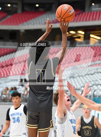Thumbnail 1 in Estrella Foothills vs. Casteel - Section 7 Basketball Tournament photogallery.