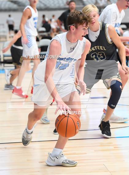Thumbnail 3 in Estrella Foothills vs. Casteel - Section 7 Basketball Tournament photogallery.