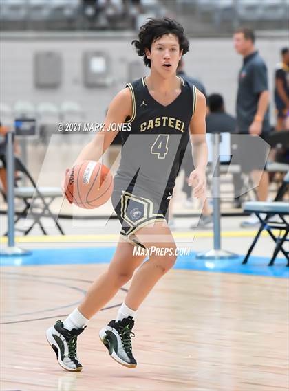 Thumbnail 3 in Estrella Foothills vs. Casteel - Section 7 Basketball Tournament photogallery.