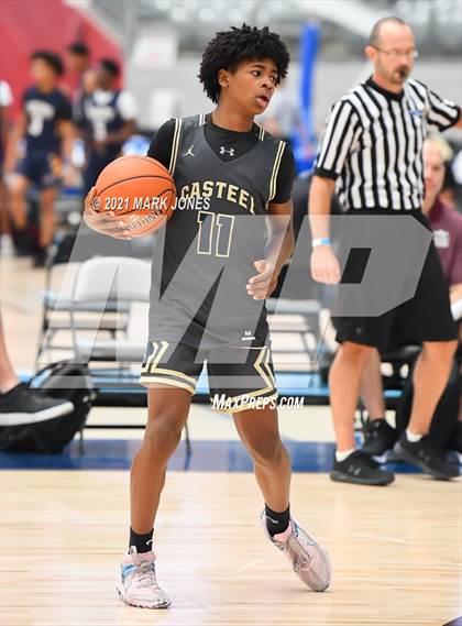 Thumbnail 3 in Estrella Foothills vs. Casteel - Section 7 Basketball Tournament photogallery.