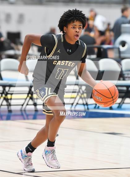 Thumbnail 3 in Estrella Foothills vs. Casteel - Section 7 Basketball Tournament photogallery.