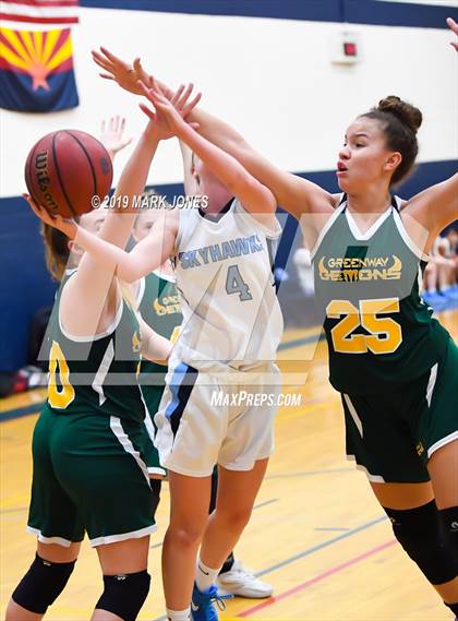 Thumbnail 1 in Greenway vs. Deer Valley (Skyhawks' Thanksgiving Tournament) photogallery.