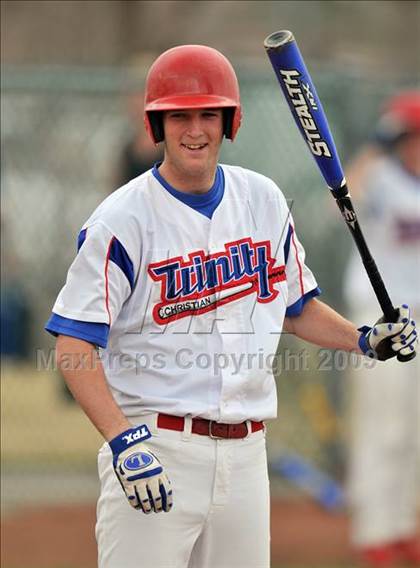 Thumbnail 2 in Denton vs Trinity Christian (Carrollton Diamond Classic) photogallery.