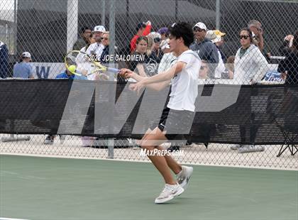 Thumbnail 1 in Reagan [Ronald] vs West Brook (UIL 6A Boys Singles State Quarterfinal) photogallery.