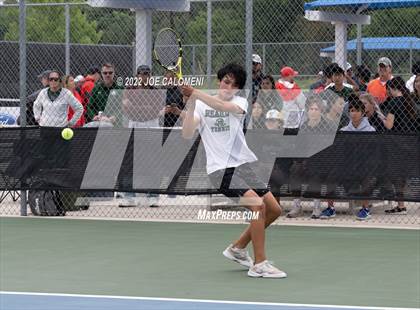 Thumbnail 2 in Reagan [Ronald] vs West Brook (UIL 6A Boys Singles State Quarterfinal) photogallery.