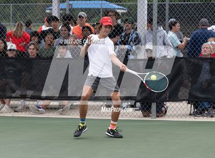 Thumbnail 2 in Reagan [Ronald] vs West Brook (UIL 6A Boys Singles State Quarterfinal) photogallery.