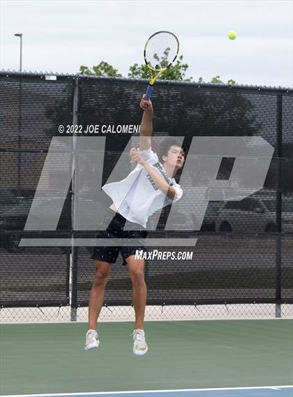 Thumbnail 3 in Reagan [Ronald] vs West Brook (UIL 6A Boys Singles State Quarterfinal) photogallery.