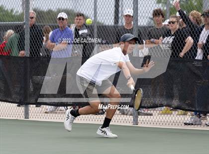 Thumbnail 1 in Reagan [Ronald] vs West Brook (UIL 6A Boys Singles State Quarterfinal) photogallery.