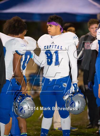 Thumbnail 1 in Capital Christian @ Central Catholic (CIF NorCal Regional D4 Final) photogallery.