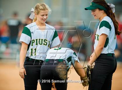 Thumbnail 2 in Lincoln Southeast vs. Pius X (Lincoln Public Schools Softball Classic) photogallery.