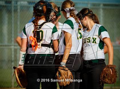 Thumbnail 1 in Lincoln Southeast vs. Pius X (Lincoln Public Schools Softball Classic) photogallery.