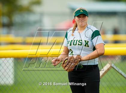 Thumbnail 1 in Lincoln Southeast vs. Pius X (Lincoln Public Schools Softball Classic) photogallery.