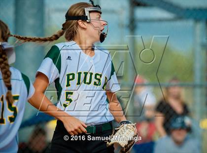 Thumbnail 2 in Lincoln Southeast vs. Pius X (Lincoln Public Schools Softball Classic) photogallery.