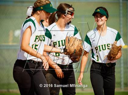 Thumbnail 2 in Lincoln Southeast vs. Pius X (Lincoln Public Schools Softball Classic) photogallery.