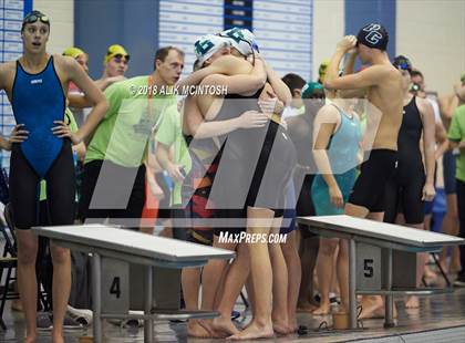 Thumbnail 1 in NCHSAA 4A State Swimming Championship (Finals) photogallery.