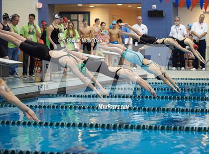 Thumbnail 1 in NCHSAA 4A State Swimming Championship (Finals) photogallery.