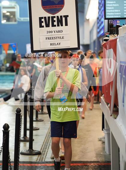 Thumbnail 1 in NCHSAA 4A State Swimming Championship (Finals) photogallery.