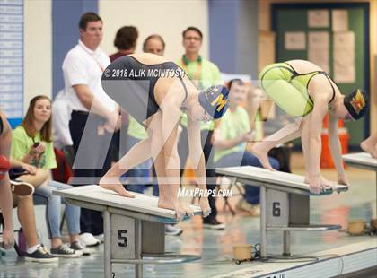 Thumbnail 3 in NCHSAA 4A State Swimming Championship (Finals) photogallery.