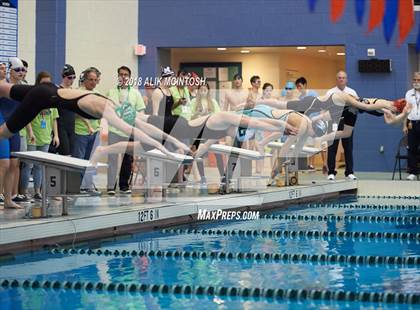 Thumbnail 2 in NCHSAA 4A State Swimming Championship (Finals) photogallery.