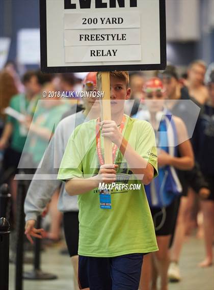 Thumbnail 3 in NCHSAA 4A State Swimming Championship (Finals) photogallery.
