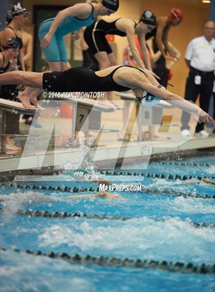 Thumbnail 2 in NCHSAA 4A State Swimming Championship (Finals) photogallery.