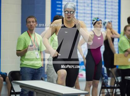 Thumbnail 1 in NCHSAA 4A State Swimming Championship (Finals) photogallery.
