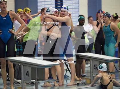 Thumbnail 3 in NCHSAA 4A State Swimming Championship (Finals) photogallery.