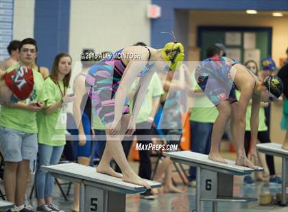Thumbnail 2 in NCHSAA 4A State Swimming Championship (Finals) photogallery.