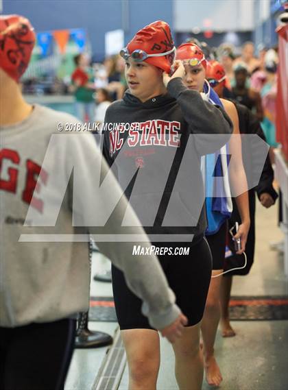 Thumbnail 2 in NCHSAA 4A State Swimming Championship (Finals) photogallery.