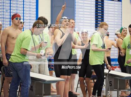 Thumbnail 3 in NCHSAA 4A State Swimming Championship (Finals) photogallery.