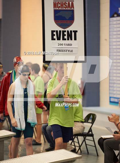 Thumbnail 3 in NCHSAA 4A State Swimming Championship (Finals) photogallery.