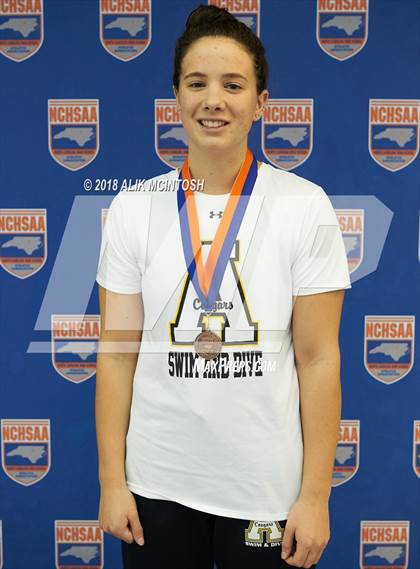 Thumbnail 1 in NCHSAA 4A State Swimming Championship (Finals) photogallery.