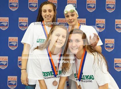 Thumbnail 3 in NCHSAA 4A State Swimming Championship (Finals) photogallery.