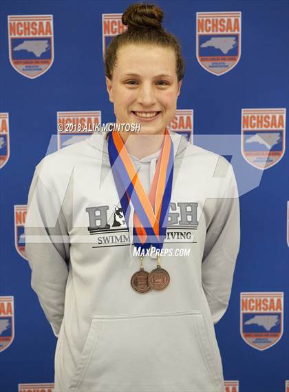 Thumbnail 3 in NCHSAA 4A State Swimming Championship (Finals) photogallery.
