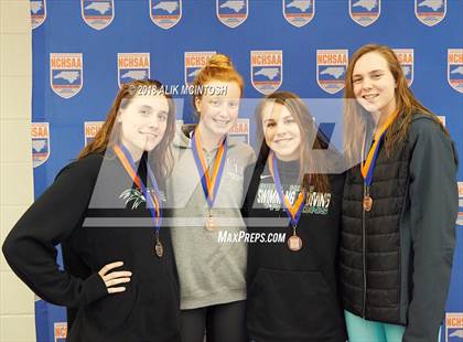 Thumbnail 2 in NCHSAA 4A State Swimming Championship (Finals) photogallery.