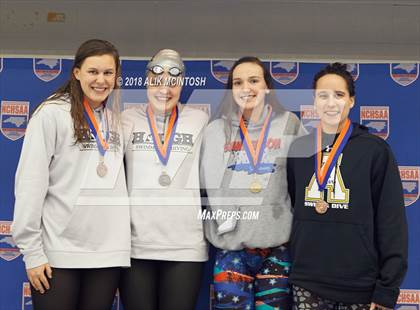 Thumbnail 2 in NCHSAA 4A State Swimming Championship (Finals) photogallery.