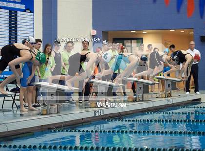 Thumbnail 1 in NCHSAA 4A State Swimming Championship (Finals) photogallery.