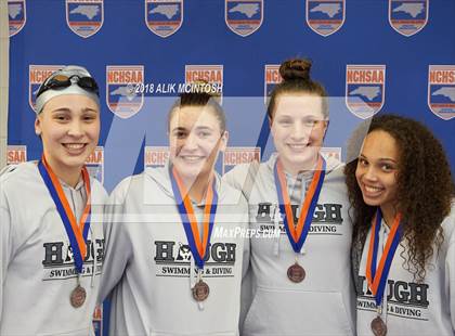 Thumbnail 2 in NCHSAA 4A State Swimming Championship (Finals) photogallery.