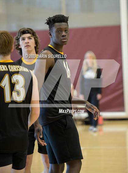Thumbnail 3 in Odyssey Institute vs. Gilbert Christian (Epic Tourneys Volleyball Invite) photogallery.