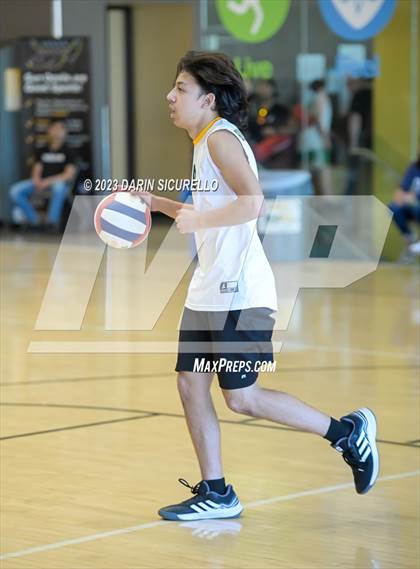 Thumbnail 1 in Odyssey Institute vs. Gilbert Christian (Epic Tourneys Volleyball Invite) photogallery.