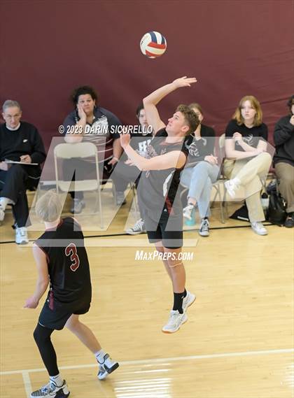 Thumbnail 2 in Odyssey Institute vs. Gilbert Christian (Epic Tourneys Volleyball Invite) photogallery.