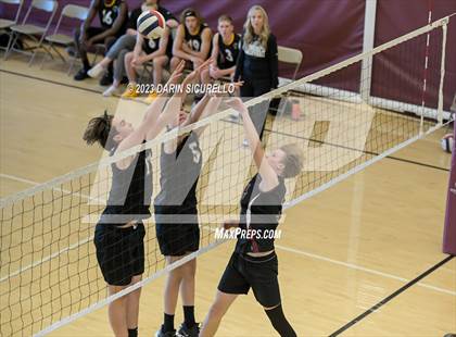 Thumbnail 3 in Odyssey Institute vs. Gilbert Christian (Epic Tourneys Volleyball Invite) photogallery.