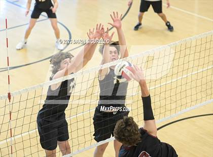 Thumbnail 3 in Odyssey Institute vs. Gilbert Christian (Epic Tourneys Volleyball Invite) photogallery.